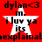 Red background with white star and black text reading "dylan<3 m. i luv ya its inexplainable" repeated in a pattern