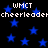 Blue star pattern with repeated text on black background, static image with no visible animation.