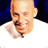 Static 48x48 pixel icon showing a close-up of a bald man's face with light skin, wearing a white shirt and dark tie against a blue background.