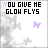 25 identical pixel art icons featuring text and a butterfly on a starry background, with color variations in the text and butterfly