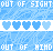 Pixelated blue background with repeated text and heart icons in varying shades of blue.