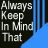 blue and black with white text phrases like 'Always Keep In Mind That', 'Every 60 SEC.', and 'you'll NEVER' alongside repeated 'Get Back' text, some with phone or heart icons