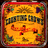 Static 48x48 pixel buddy icon with red border, yellow-orange background, and dark text/graphics; appears to be a stylized logo or emblem for a music-related entity.