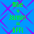 Static image with blue background and purple geometric pattern displaying green text 'Allie + Jasmin = BFFL' repeated twice.