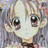 A 48x48 pixel buddy icon featuring a split composition with an anime-style character on the left and text elements on the right, displayed as part of a contact sheet.