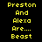 Yellow pixelated text on black background with blue highlight boxes shifting across words in three