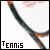 identical tennis racket images with text labels showing variations in spelling and color across multiple