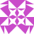 Static pixelated geometric pattern with alternating purple and white shapes forming a symmetrical star-like design.
