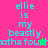 Pixelated text reads 'ellie is my beastly motha fouch' on four colored backgrounds with a small green and pink pixel in the center.