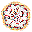 A pizza icon transitions from a full pie to scattered slices , showing progressive removal of individual slices