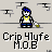 Pixel art animation of a character with blue cap and yellow shirt holding a shovel, showing multiple poses including standing, talking, and shooting red projectiles against gray background.