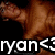 Pixelated brown dog with open mouth and visible teeth, black background, white text "nyan" below. Static image.