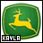 Green square icon with rounded corners featuring a yellow leaping deer silhouette, bordered by thin gold line; black text box below reads 'KAYLA' in white letters.