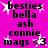 A static image with a bright pink background displays repeated text and star symbols in black and white.