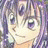 Pixelated anime-style character face with purple hair and large eyes on left, next to black background with white pixelated text "Anime IM" above smaller "com" on right.