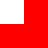 A solid red cross with white rectangular cutouts at top-left, top-right, and bottom-center positions on a plain background.