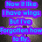 A static image with three vertical text in purple, red, and black over a dark background