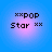 Four identical pixelated icons arranged in a , each displaying text on a blue-to-pink gradient background
