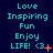 three and five displays repeated text elements with animated variations on the rightmost