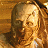 Pixelated image of a woman with long blonde hair and a golden outfit, next to "VAN HELSING" text on dark background.