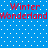 Blue background with white dots and red text reading "Winter Wonderland" repeated twice horizontally.