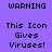 Static pixel art displays warning text across four colored with no animation