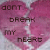 A 3x2 contact sheet of five animated frames showing a pink broken heart with the text "dont break my heart" in pixelated font, where each frame displays different letter highlighting states.