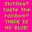Bright pink background with green pixelated text reading "Skittles? taste the rainbow? THERE IS NO BLUE!" in two identical vertical