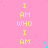 Pink background with yellow text repeating 'I AM WHO I AM' in vertical , scattered cyan dots, and a gray rectangle at bottom right