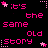 A 48x48 pixel animated buddy icon featuring repeated pink text and small star symbols on a black background, displayed as a contact sheet of sampled frames from an animation sequence.