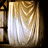 Animated contact sheet showing five frames of a Narnia-themed buddy icon with golden curtains, ornate wooden door, and red-gold letter N designs.