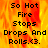 Pixelated text reads "So Hot Fire Stops Drops And Rolls.<3." over a fiery orange-yellow background with visible flame patterns.