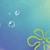 Pixelated cartoon snail with pink shell and blue body, eyes on stalks, smiling expression, against blue background with bubbles and yellow seaweed.