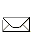 A pixelated orange fish appears inside a white envelope with black outlines, transitioning from empty to fully visible.