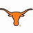 Pixelated orange longhorn head with brown horns against white background, rendered in low-resolution digital art style.
