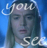 A split-screen image with a blue-toned left side showing a person with long hair and a white shirt, and a dark right side with a hand gesture and text.