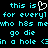 Pixelated cyan text on black background with a white heart symbol replacing 'i' in 'is', repeated across two
