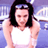 Static 48x48 pixel icon of a person with dark hair wearing a white sleeveless top against a purple background.
