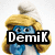 Blue Smurf characters with text overlays: one with blonde hair and a white hat, another with brown hair and a blue dot on the hat.