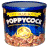 A pixelated can of Poppycock with a blue lid and yellow label, next to green text reading 'Original Icons .com' on dark green background.