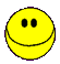 Four yellow circular icons with black outlines arranged in a on gray background; two display simple smiley faces, one shows piano keys as mouth