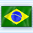 Static pixelated image of a green rectangle with yellow diamond and blue circle, resembling Brazil's national flag.