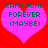 Two identical pixelated heart-shaped icons with teal text on a red background, each displaying 'CAM+JOHN FOREVER (MAYBE)' in a retro digital style.