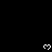 Six white pixelated heart shapes arranged in two on a black background, with one gray rectangular shape partially visible at the bottom right