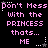 Pixelated pink text on black background repeats 'Don't Mess With the PRINCESS that's... ME' with star and dot accents, arranged in a of six identical