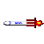 Two pixelated rocket icons side-by-side on gray background, each with red body and blue text 'LIL' on white section.