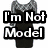 six with text overlays and a central figure, featuring a black dress, colorful flower, and text reading "I'm Not Model", "Material", "But The Dress", "Fits Me Perfectly", and "the Mo Is Sick!"