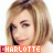 identical pixelated images showing a person with shoulder-length blonde hair and blue eyes, each labeled 'CHARLOTTE' in orange text below