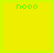 Four identical yellow squares with green borders, each containing the text "n000" in bright green pixelated font at the top center.