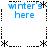 Blue text 'winter's here' appears in four quadrants with black asterisk and dotted line borders on white background.